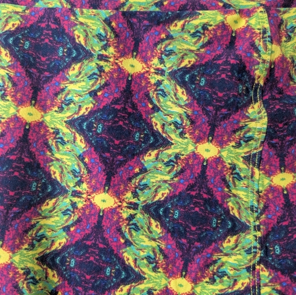 LuLaRoe Legging Multicolor Abstract Leggings One Size - Picture 4 of 4